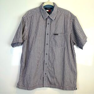 2/$30 Tommy Hilfiger Men's Blue Checkered Shirt